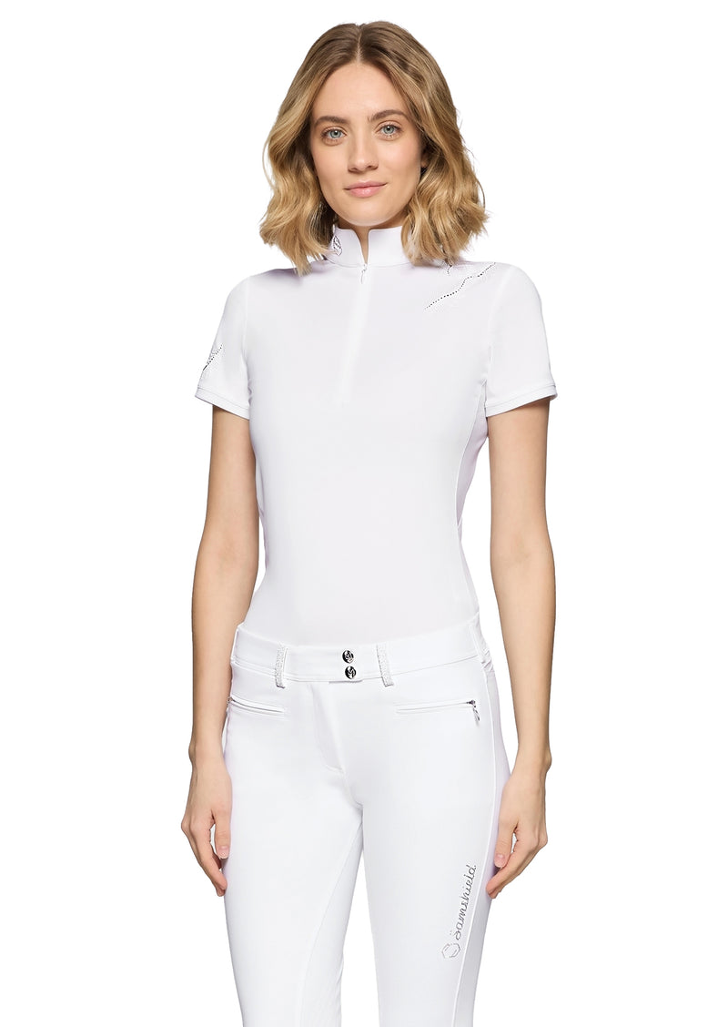 Samshield Turniershirt Lea Crystal Ferna - Kurzarm - Damen