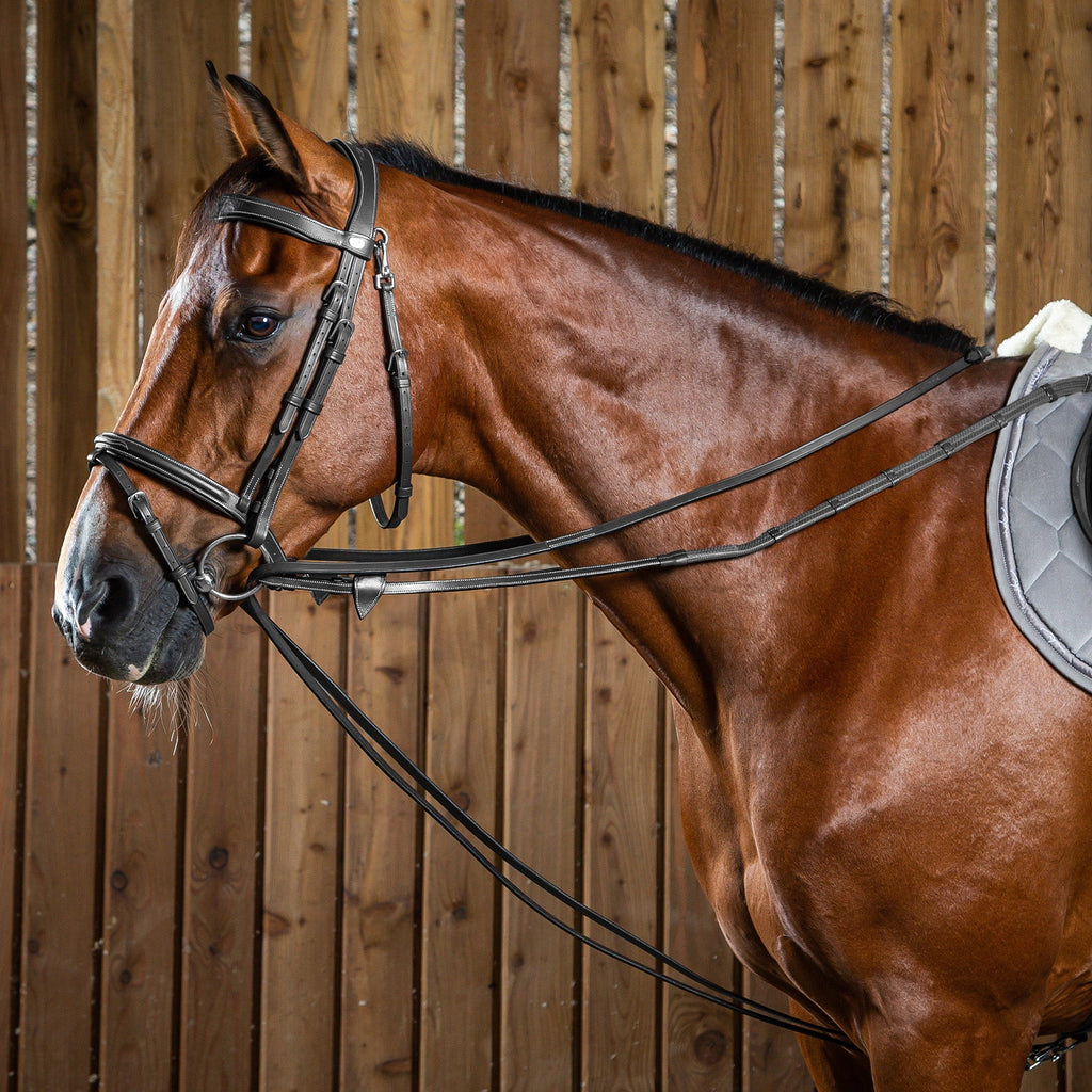 Dy'on Full Leather Draw Reins 1/2 (13Mm)