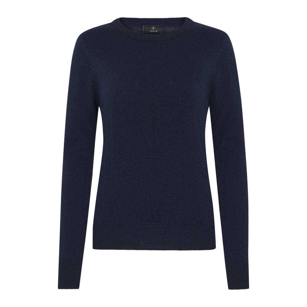 Trolle Sweater Logo - Cashmere Wool - Woman