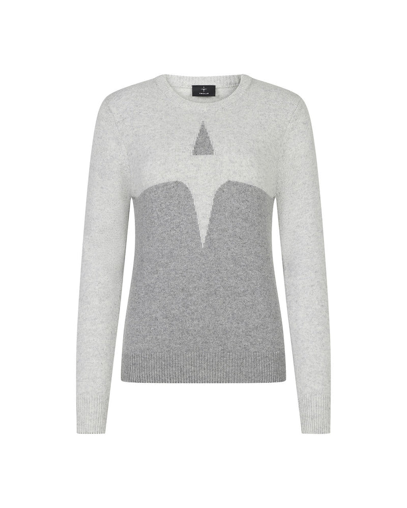 Trolle Sweater Cashmere & Wool Star Logo Crew - Women