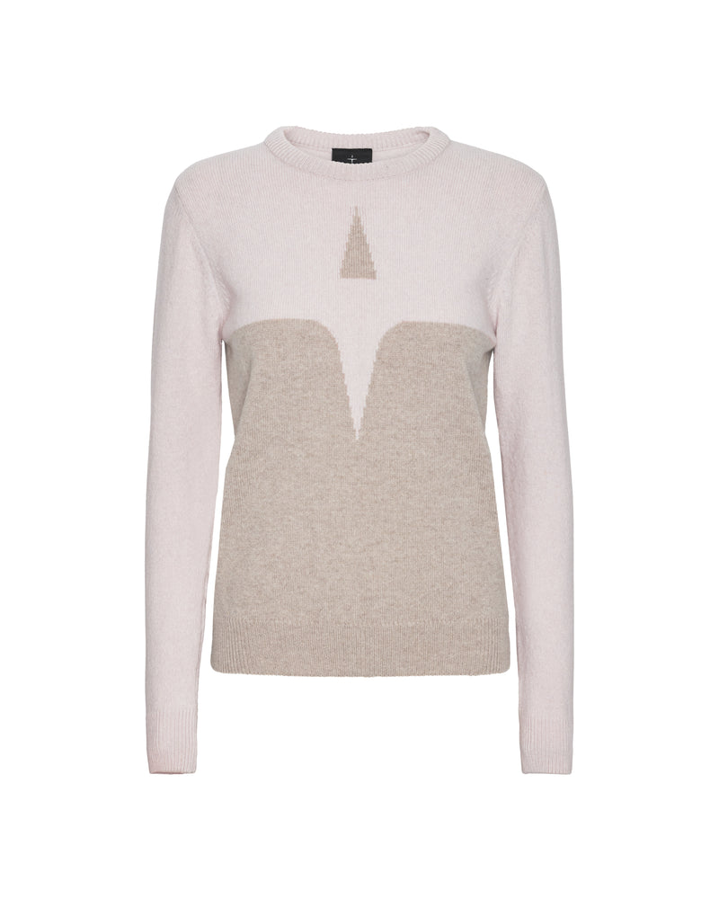 Trolle Sweater Cashmere & Wool Star Logo Crew - Women
