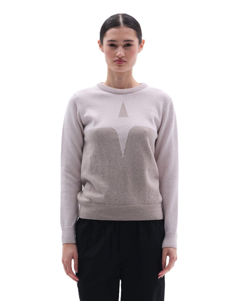 Trolle Sweater Cashmere & Wool Star Logo Crew - Women