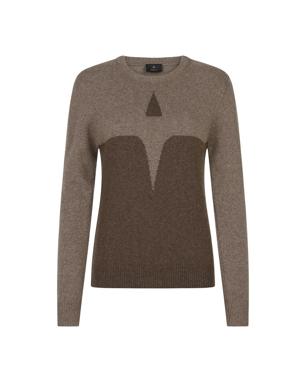 Trolle Pullover Kaschmir & Wolle Sternlogo Rundhals - Damen