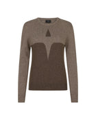 Trolle Pullover Kaschmir & Wolle Sternlogo Rundhals - Damen