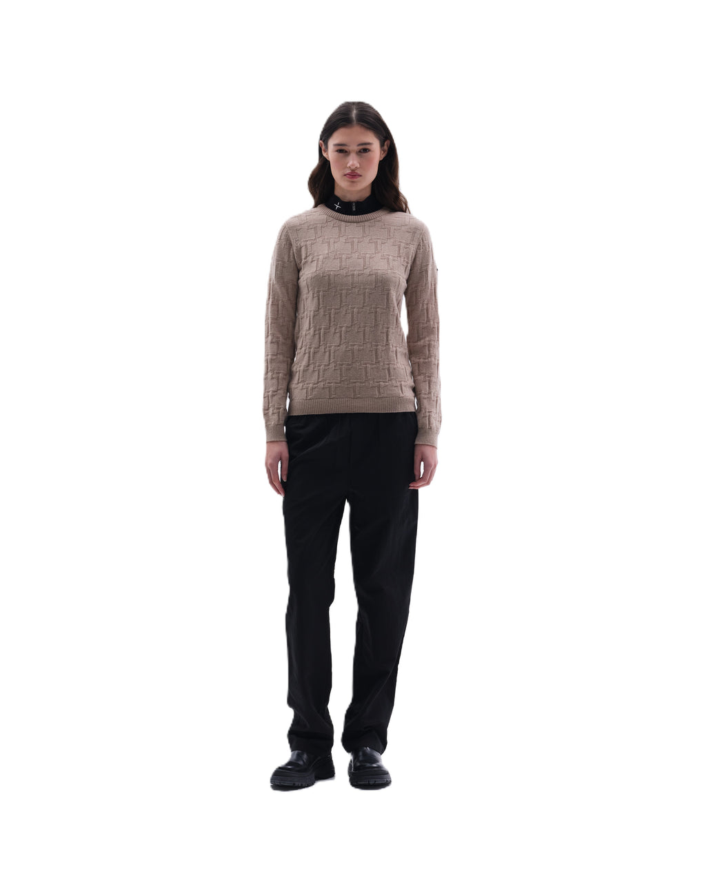 Trolle Pullover Logo - Kaschmirwolle - Damen