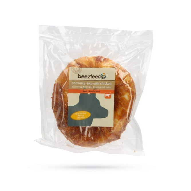 Beeztees Hundesnack Kauring Rind - Mit Huhn