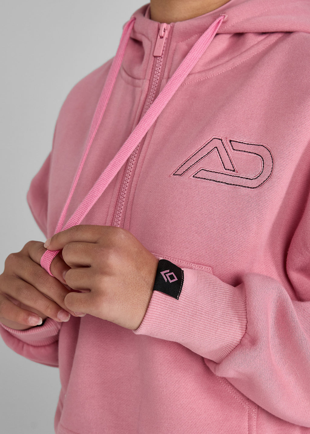 Aztec Diamond Half Zip Hoodie - Kids