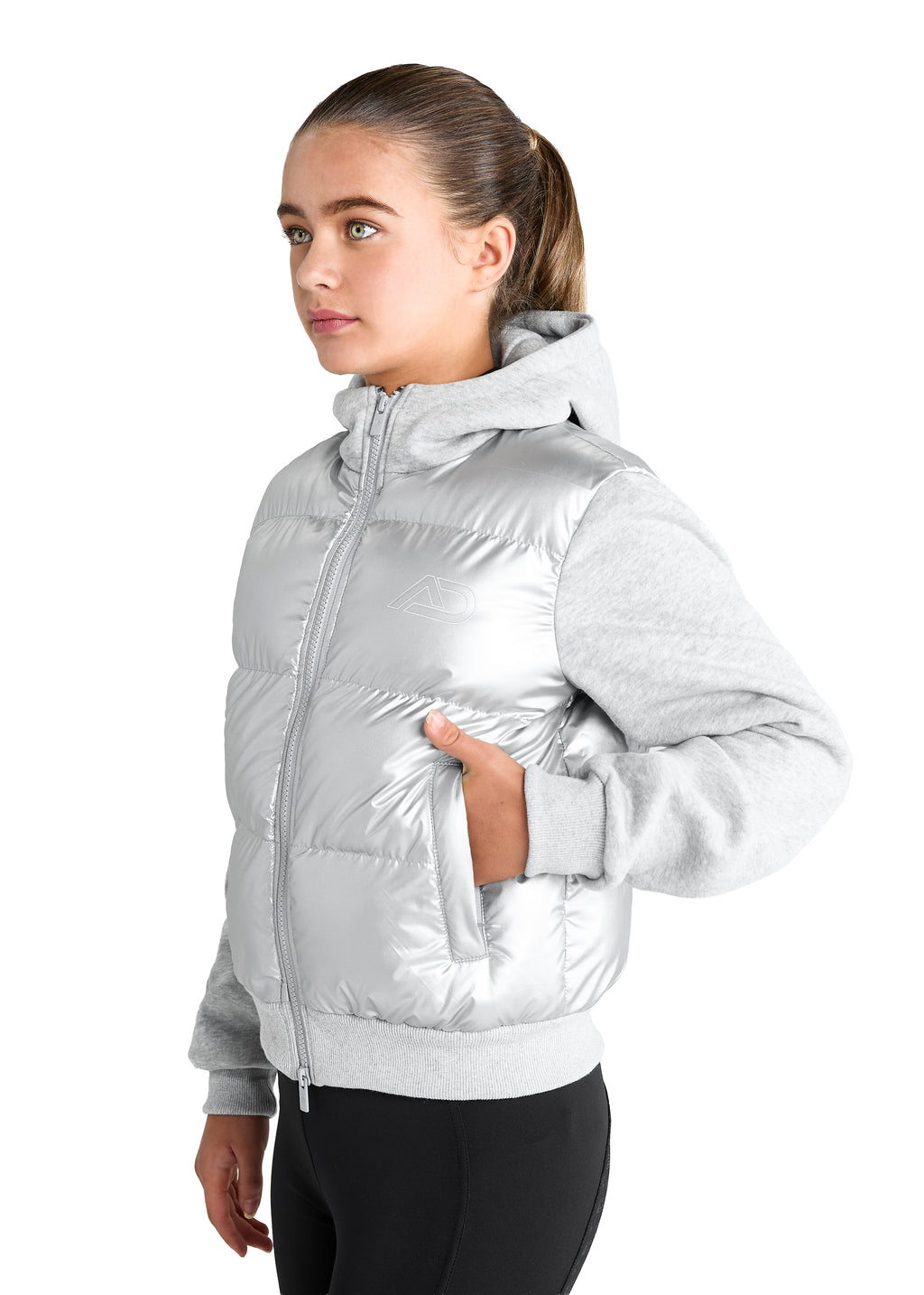 Aztec Diamond Hybrid Jersey Jacke - Mädchen