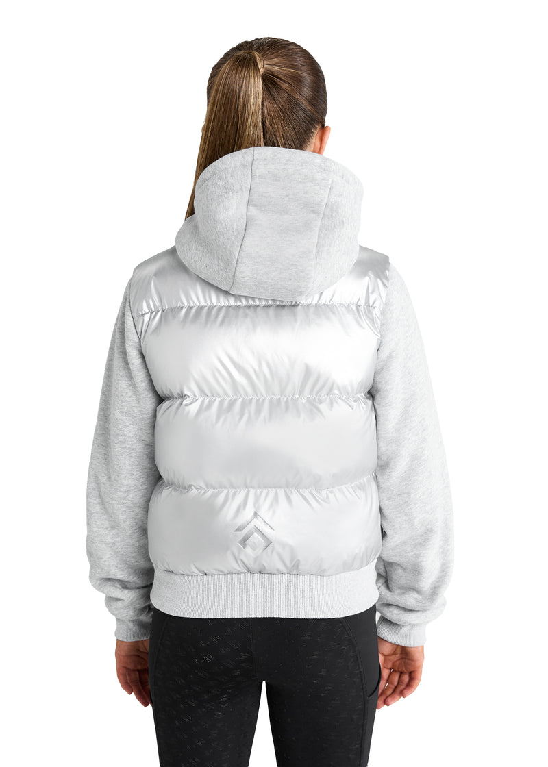 Aztec Diamond Hybrid Jersey Jacket - Girls