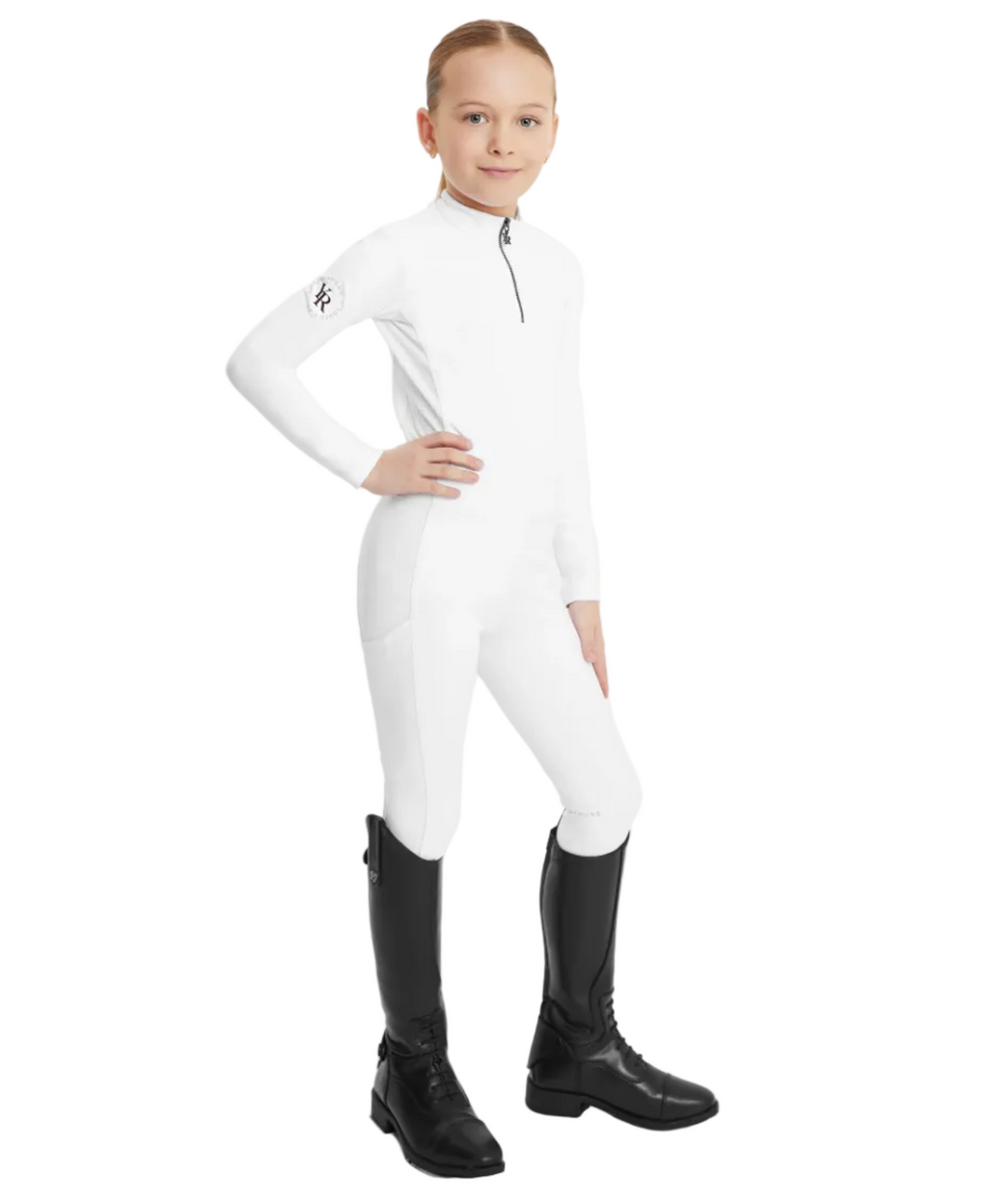 Collants d'équitation Aztec Diamond - Full Grip - Enfants