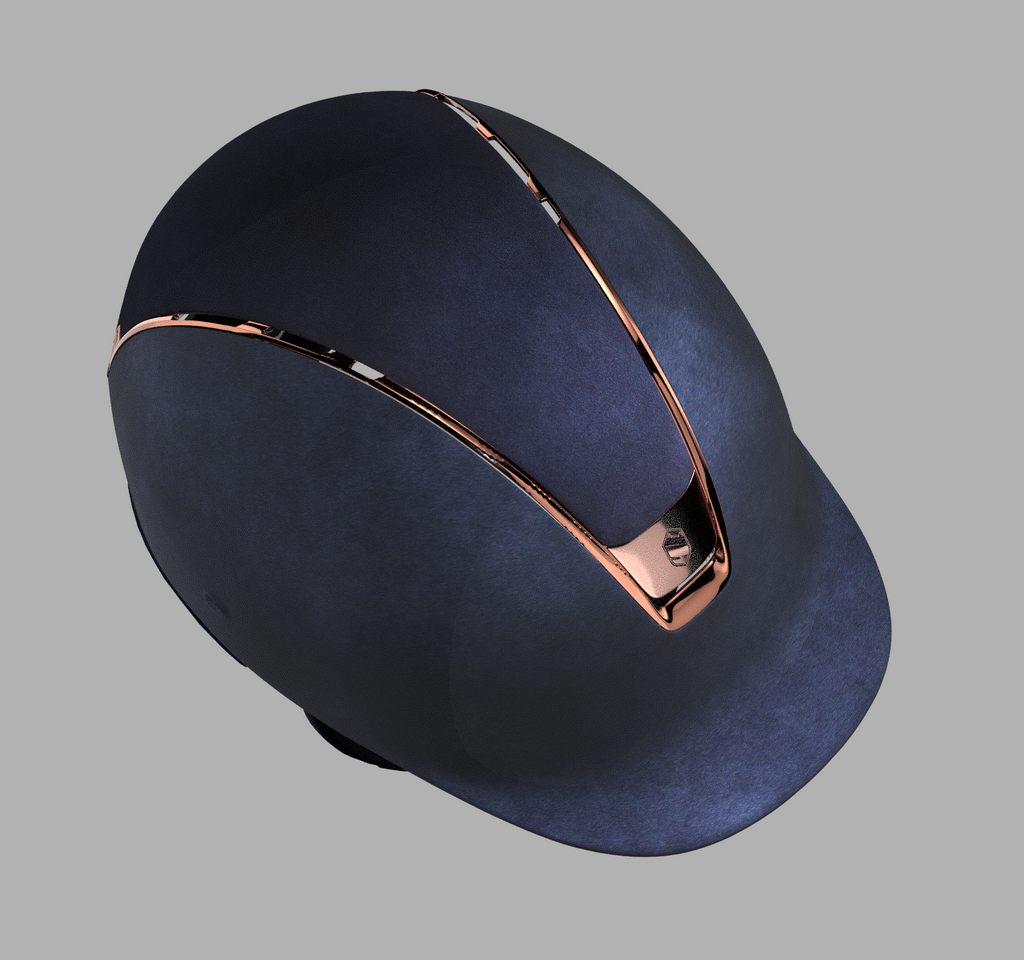 Custom Emmers Equestrian Helmet - Alcantara "Emmers"