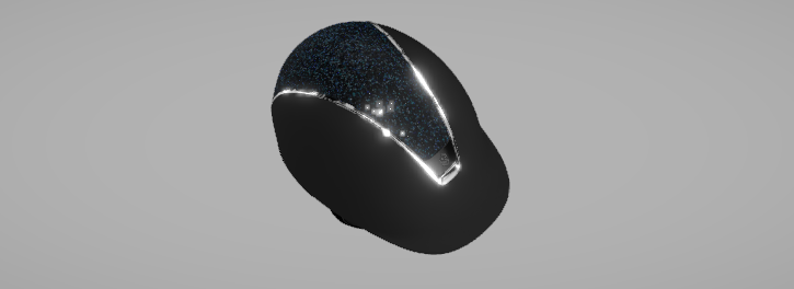 Custom Emmers Equestrian Helmet - ShadowMatt "test test"