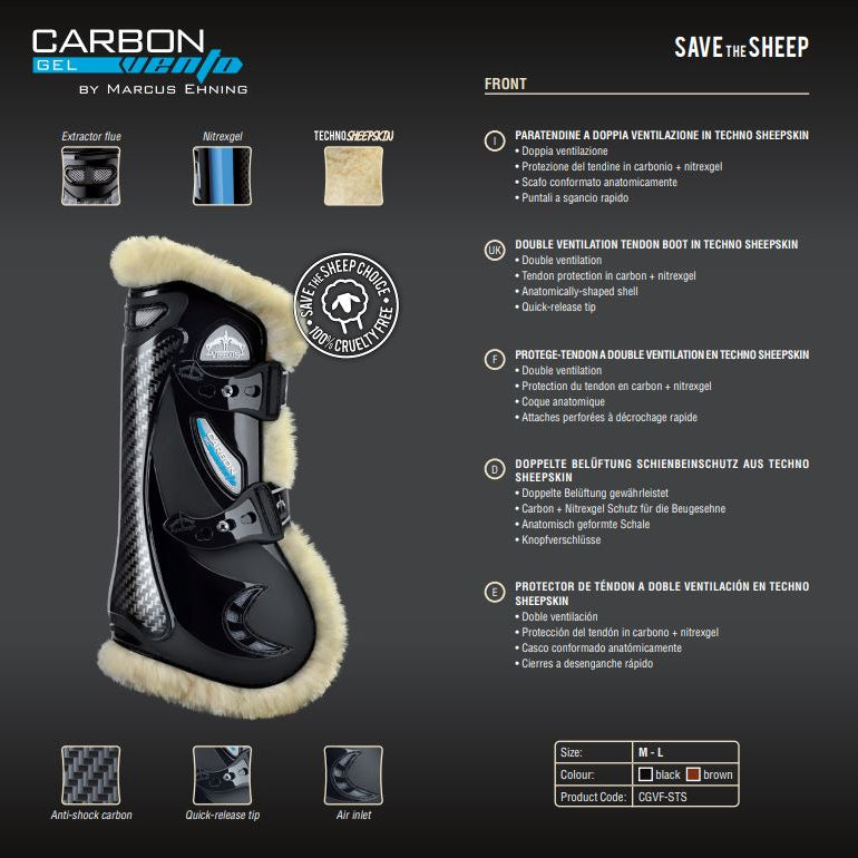 Veredus Carbon Gel Vento Save The Sheep - Vorderseite