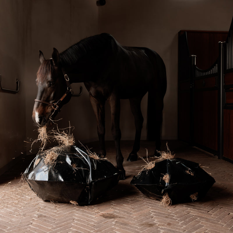 Grooming Deluxe Spiel- & Heutasche Slow Feeder Rund