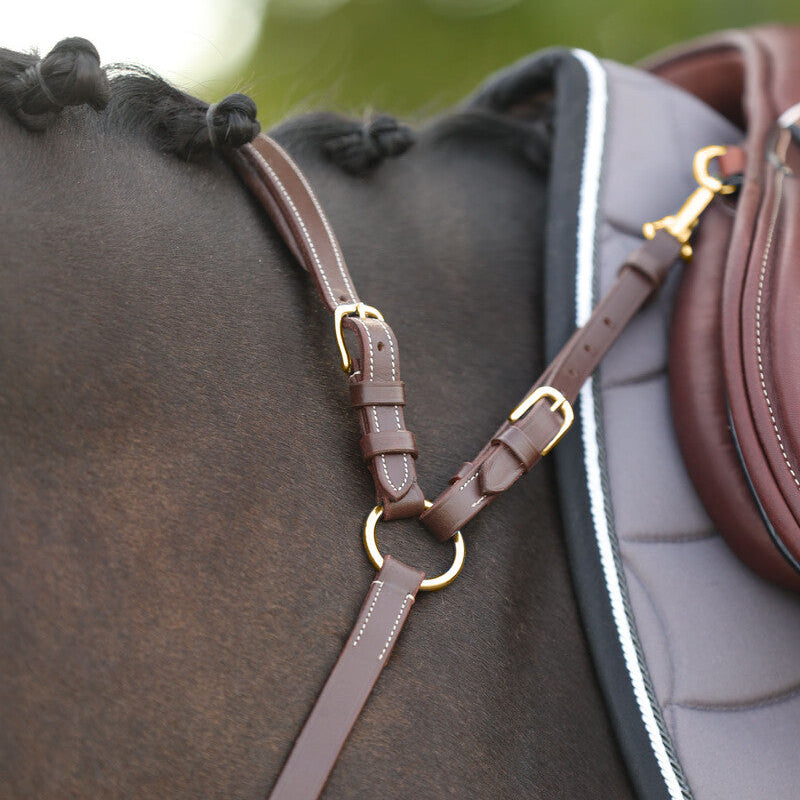 LJ Brustblatt New Pro - Messing Beschlagene Schnallen