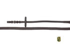 LJ Rubber Grip Reins, Chrome Buckles