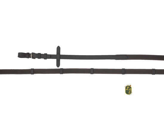 LJ Grip Reins With Leather Stops
