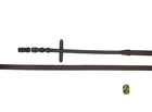 LJ Rubber Grip Reins, Gold Plated Buckles