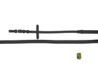 LJ Rubber Grip Reins, Gold Plated Buckles