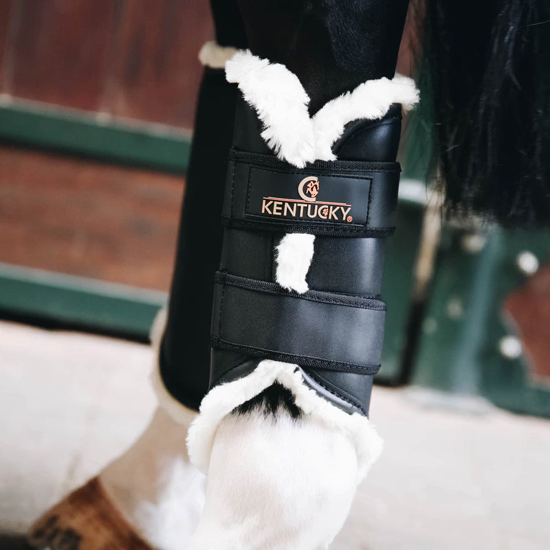 Kentucky Ausreitstiefel - Leder + Lammfell - Hinterhand