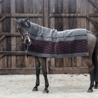 Kentucky Fleece-Decke Heavy Square - Fischgrät