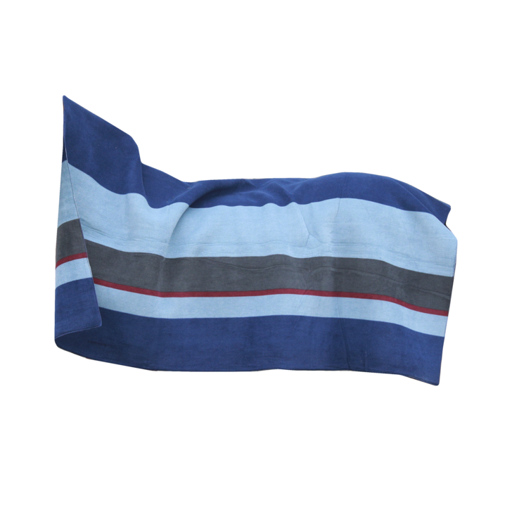 Kentucky Fleece Rug Heavy Square - Stripes/Check