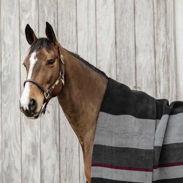 Kentucky Fleece Decke Heavy Square - Streifen/Karo