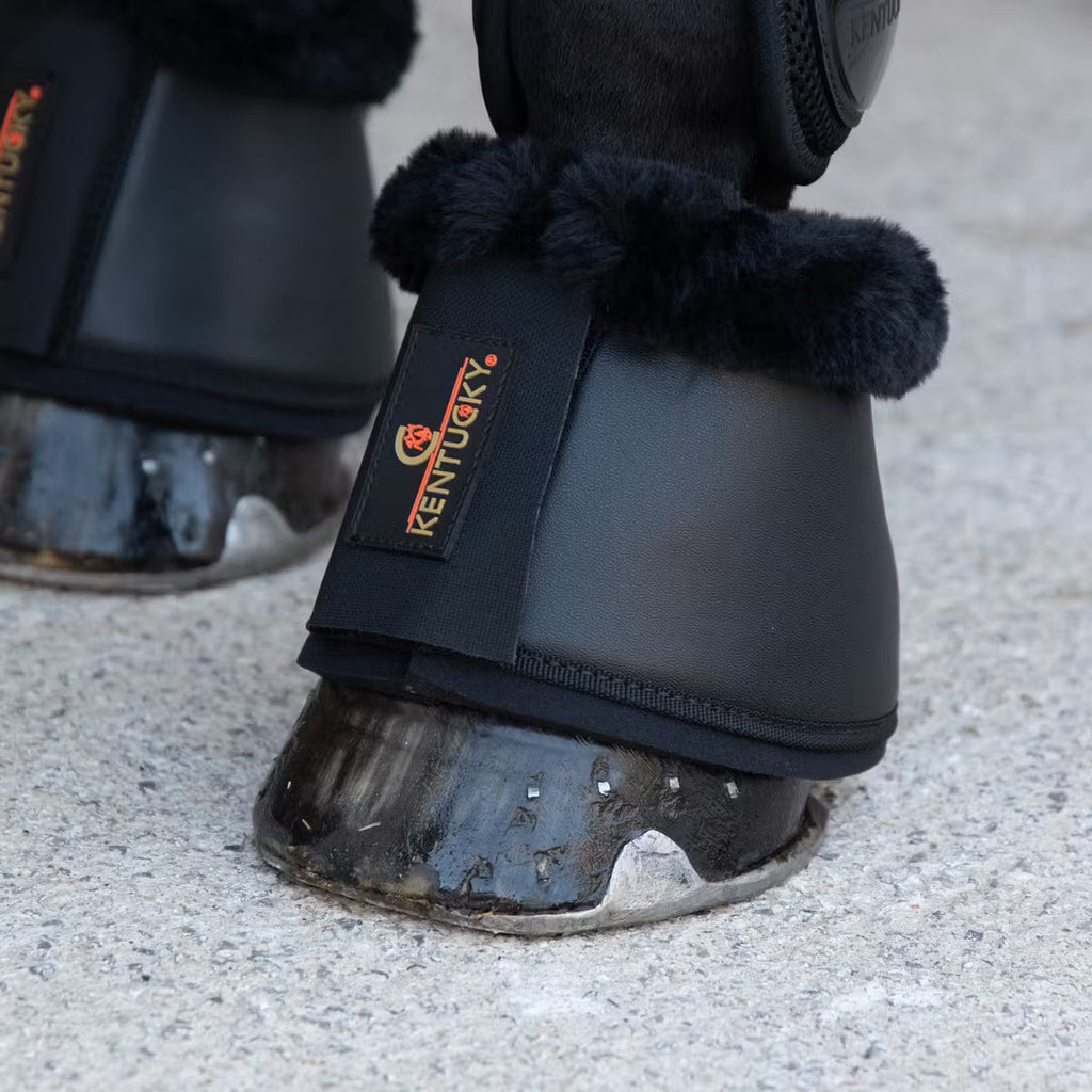 Kentucky Lammfell Leder Überziehstiefel