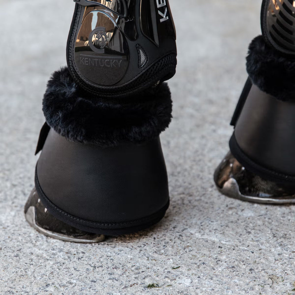 Kentucky Lammfell Leder Überziehstiefel