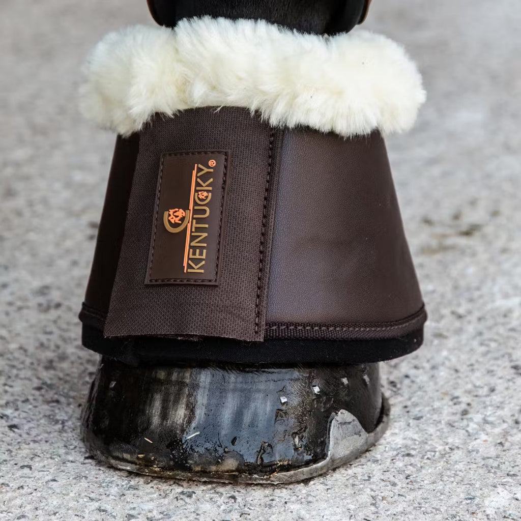 Kentucky Lammfell Leder Überziehstiefel