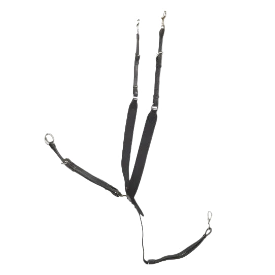 Plastron élastique LJ, boucles chromées