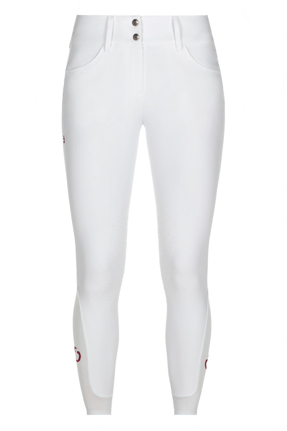 Cavalleria Toscana Pantalon d'équitation American - Taille Haute - Grip Genoux - Femme
