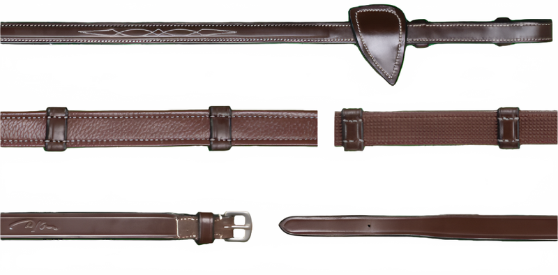 Dy'on 5/8 Hunter Reins - With 7 Stops - US Collectie