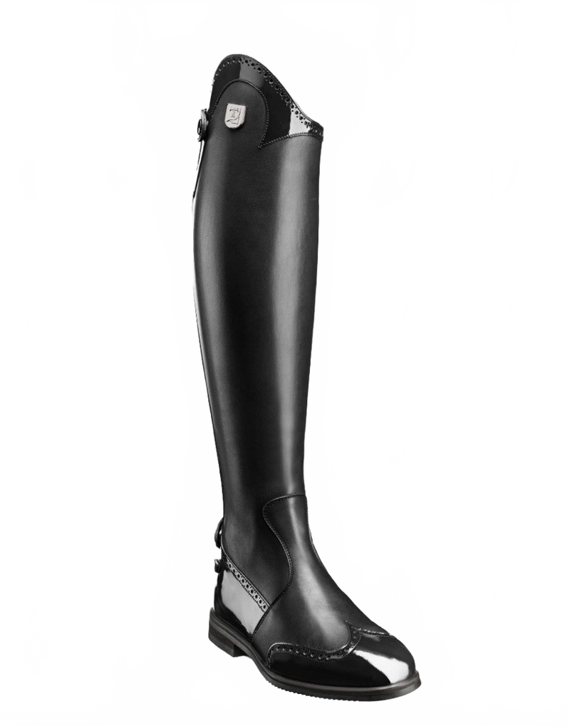 Riding Boots Marilyn Punched Leather Details