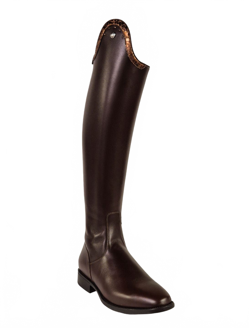 Riding Boots Tricolore Puro Duo - Ice Bronzo Top & Rose Gold Crystals
