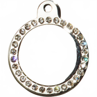 Penning Cirkel Glamour - Zilver - Maat  S