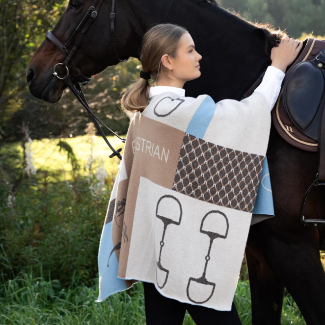 Adamsbro Poncho Equi - Kaschmir