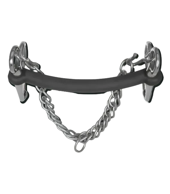 Waldhausen Pelham - Ongebroken Hard - Rubber - 15 mm